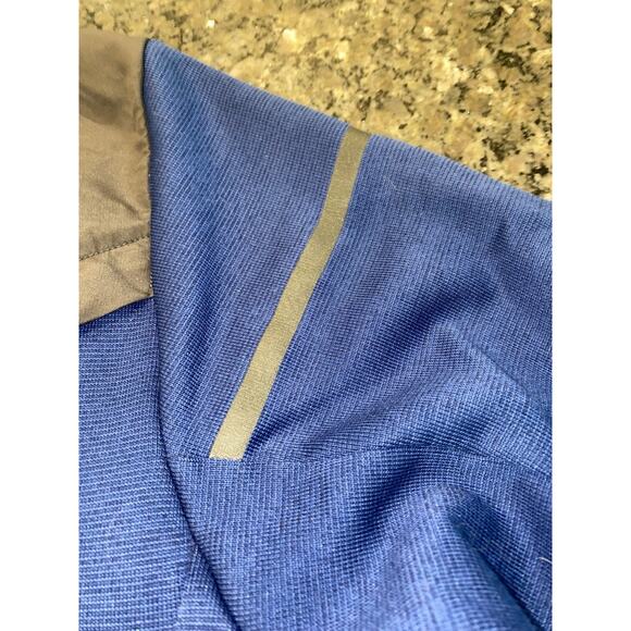 Peak Velocity Mens Blue Gray Hooded Zipper Jacket Size XL - Picture 9 of 9